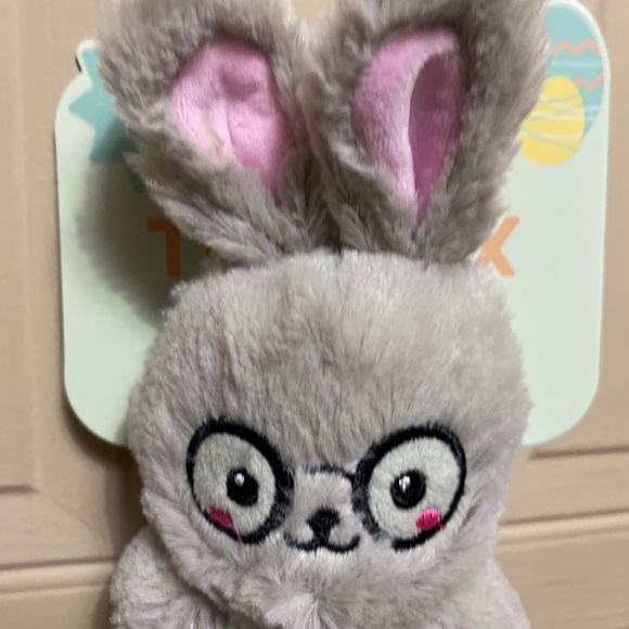 Fringe Bunny Easter Dog Toy With Squeaker. - Picture 7 of 7